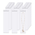 Long Jewelry Plastic Bags - 100pcs, 2 Sizes, Zip Seal Storage Bags with Hang Hole for Packaging Shipping Incense - size: 2 x 8" 100ct