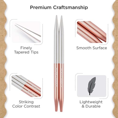 Knitter’s Pride Rosemist Interchangeable Needle 4""(10cm) - US 10(6mm) - size: 6.00mm
