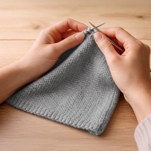100% Merino Wool Yarn – Extrafine Super Soft Yarn for Knitting, Made in Italy by Lana Gatto, Super Soft Line, Gray 20741, 2-Pack (1.8 oz. / 137 yds Each) - color: Gray - 20741, size: 2