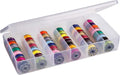ArtBin 8156AB Large Bobbin Box, Sewing Bobbin Organizer, [1] Plastic Storage Case, Clear (Pack of 6) - size: Large (Pack of 6)