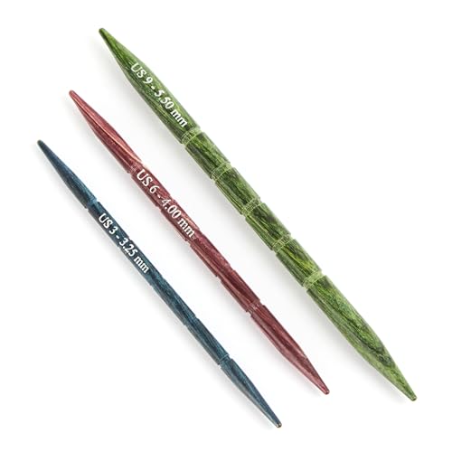 KnitPro Dreamz Wood Cable Needles- Pack of 3 (US Size 3, 6 & 9)