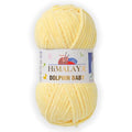 1 Skein/Pack Himalaya Dolphin Baby Chenille Yarn, Each Ball 100 gr (3.5 oz), 120 m (132 Yards), 100% Polyester, Super Bulky Baby Blanket Velvet Amigurumi Yarn, 80302 - Light Yellow - color: 80302 - Light Yellow