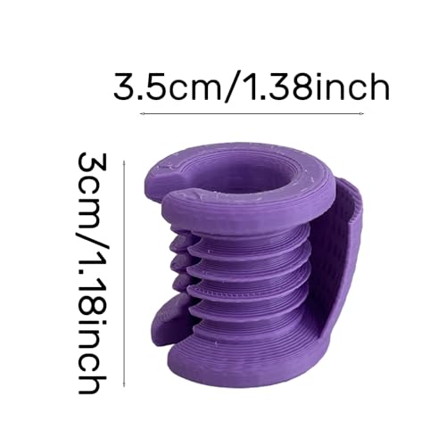 Adjustable Crochet Tension Ring for Finger - 3 Pack Yarn Rings, Opening Design, Multi- Yarn Splitter, Essential Knitting and Crocheting Accessory