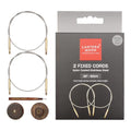 Lantern Moon Nylon Coated Stainless Steel Fixed Cords | 22"/56cm (to Make 32"/80cm IC Needle) - size: 22" cable to make 32" IC needle