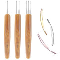 6PCS Dreadlock Crochet Needle for Dreadlocks 0.5mm, Durable Dreadlock Crochet Hooks for Hair with Interlocking Tool, Excellent for Maintaining Real Dread Loc - size: 0.5 mm