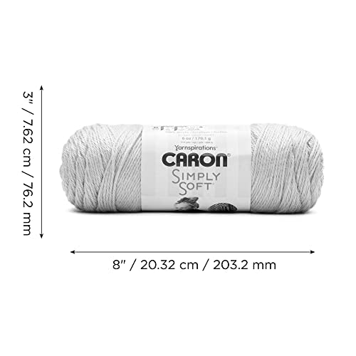 Caron Simply Soft Yarn for Crocheting & Knitting, Harvest Red, 3-Pack | #4 Worsted Medium, Soft 100% Acrylic Yarn for Crochet, Knitting, Blankets and Crafts, 315 Yards, 170.1g/6oz per skein - color: Harvest Red, style: Simply Soft