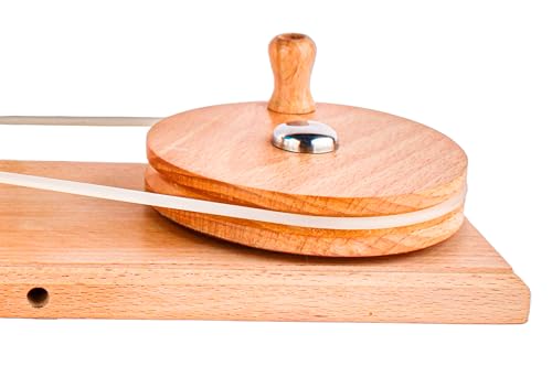 WARESHIRE Yarn Bowl and Ball Winder Combo Wooden Handmade Hand Operated | Natural Yarn Ball Winder Large Center Pull Cake with Tabletop Wooden Yarn Bowl 6x3 inches | Yarn Ball Holder (Bowl+Beech) - color: Bowl+Beech