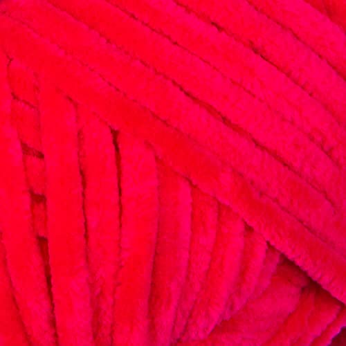 Yarn Art Dolce Yarn 100% MicroPolyester Velvet Blanket Amigurumi Super Bulky :6 Baby Chenille Yarn (1 Skein, 759-FUSIA) - color: 759-FUSIA