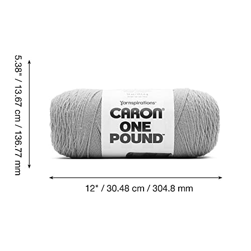 Caron One Pound Acrylic Yarn for Crocheting Soft, Sun Yellow, 2-Pack | #4 Worsted Yarn, 100% Acrylic, Soft Yarn for Crocheting Blankets, Warm Garments & Knitting Crafts, 812yd, 453g/16oz per skein - color: Sun Yellow, size: 2 Pack