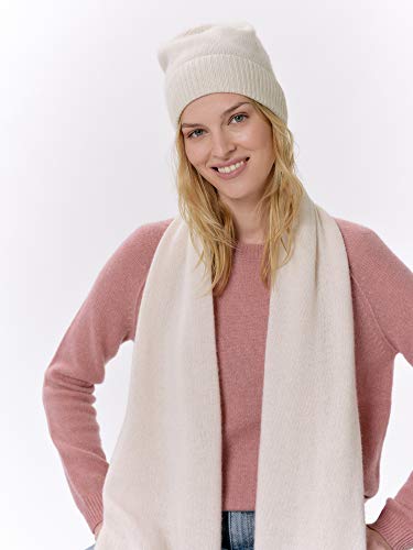 Cashmere Knitted Scarf for Women by Style Republic - color: Cream