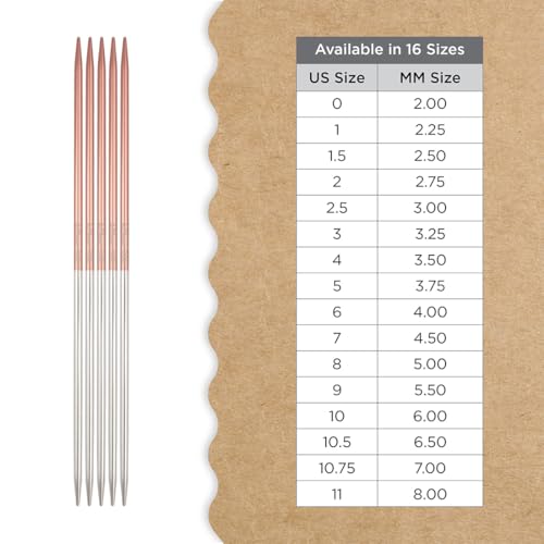 Knitter’s Pride Rosemist Double-Point Needle 8""(20cm) - US 2(2.75mm) - size: 2.75mm