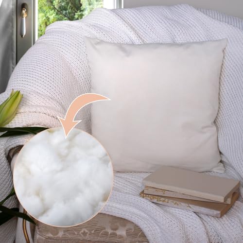 Woanger 1.1 Pound/ 18oz Polyester Polyfill Stuffing for Stuffed Animals Pillow Cushions Soft Cotton Poly Fiberfill Stuffing High Resilience Fiber for Couch Making Fluff Crafts Home Decors - size: 1.1 Pound/ 18oz