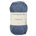 1 Skein/Pack Schachenmayr (SMC) Catania Originals Yarn, Each Ball 1.76 Oz (50gr) / 136 Yards (125 m), 100% Mercerized Cotton for Knitting and Crochet Yarn, Sport Weight, 269 - Gray Blue - color: 269 - Gray Blue