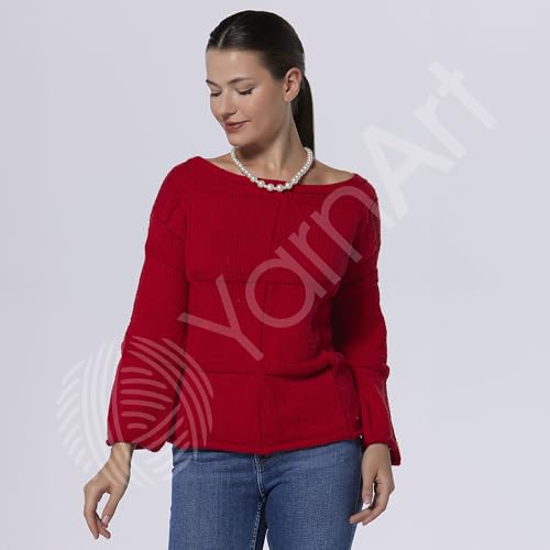 YarnArt Unique Imperial Merino Yarn - 100% Extra Fine Merino Wool, Luxurious Soft Yarn for Knitting, Crocheting, Baby Clothes, Scarves, Sweaters, 1.76 oz/50g, 109 yds (3301) - color: 3301