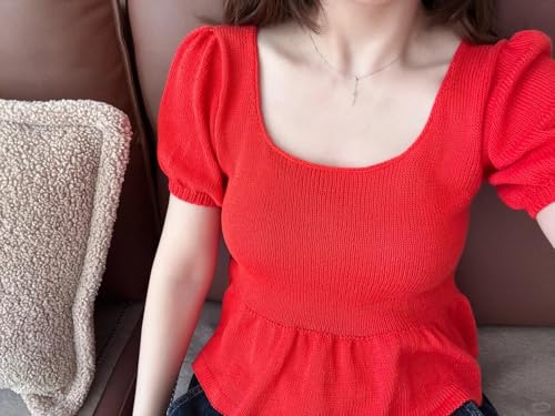 Linen Rayon Lyocell Blend Yarn, Superfine Fingering Weight (1), 150g/5.29oz (3 Strands, 50g/230yds per Strand)- 14 Red - color: SM14-Red