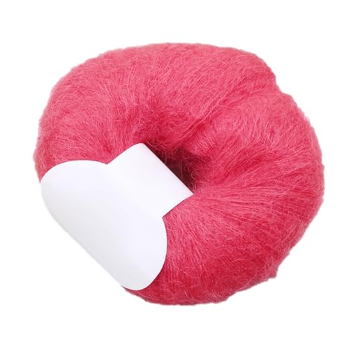 Tebatu Mohair Cashmere Knitting Wool Yarn, DIY Shawl Scarf Crochet Thread Supplies