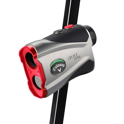 Callaway 300 Pro Golf Laser Rangefinder (with External Slope Switch) - color: Red