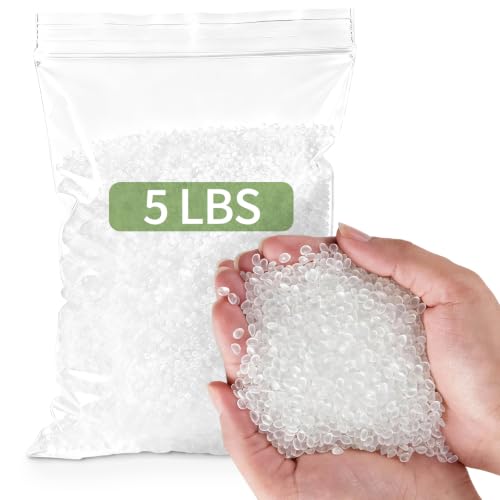 Nexboraque 8 LB Polypropylene Filling Pellets, Durable Plastic Stuffing Beads Weighted Filler Beads for Bean Bags, Dolls, Blankets, Crafts, Pillows, Cushions