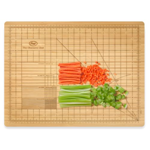Genuine Fred The Obsessive Chef Bamboo Cutting Board 9-inch by 12-inch