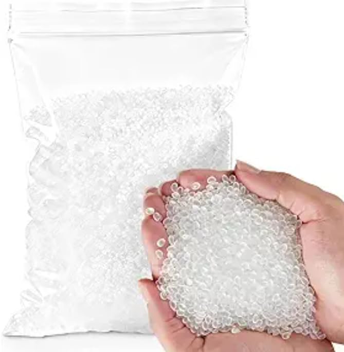 5LB Polypropylene Stuffing Beads, Plastic Weighted Stuffed Beads Poly Pellets, Filler Beads for Bean Bags, Dolls, Blankets, Crafts, Pillows, Cushions - size: 5LB