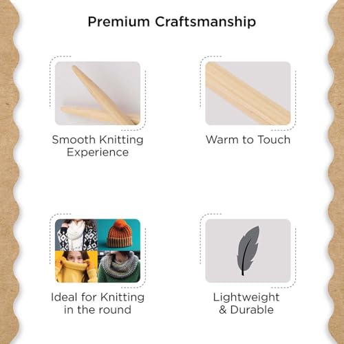Knitter’s Pride Bamboo Luxe Fixed Circular Needle 24""(60cm) - US 5(3.75mm) - size: 3.75mm