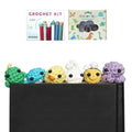 Fortilo Crochet Kit for Beginners 6PCS Animals Bookmarks - color: Bookmark Family