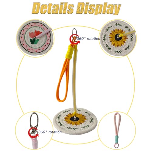 2PCS Portable Wrist Yarn Holder, Yarn Holder for Crocheting and Knitting, Perfect for Travel and on-The-go Crocheting,Knitting Gift for Craft Lovers