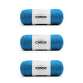 Caron Simply Soft Yarn for Crocheting & Knitting, Cobalt Blue, 3-Pack | #4 Worsted Medium, Soft 100% Acrylic Yarn for Crochet, Knitting, Blankets and Crafts, 315 Yards, 170.1g/6oz per skein - color: Cobalt Blue, style: Simply Soft