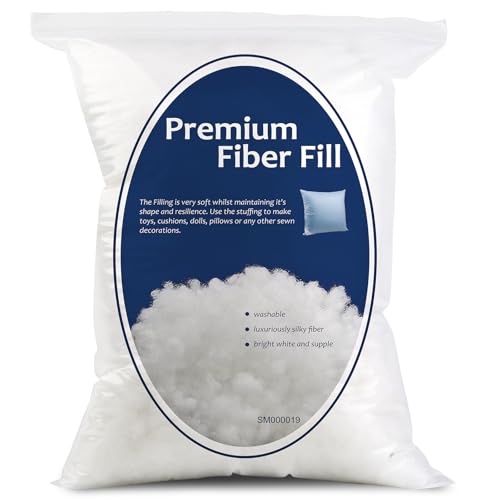 Bupete 4.18lb/67oz Polyfill Stuffing, (1.8oz~4.18lb) Pillow Stuffing | Pillow Filling Stuffing for Couch Pillows, Stuffing for Pillows, Fiber Filling Stuffing, Polyester Fiberfill Stuffing - color: White 67oz