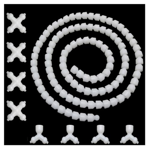 XGNG 1 Set White Pastic Toy Skeleton 9.5mm Doll Ball Socket Joint for Specimen Preparation Stuffed Animals DIY Crafts