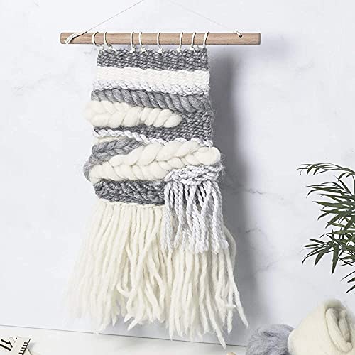 Knewmart Wooden Multi-Craft Weaving Loom Large Handcraft Frame 15.7×11.8in (40×30cm) Complete Weaving Accessory Kit