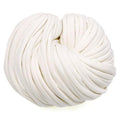 Bobilon Giant Chunky Cotton Yarn 3.3 lbs, Arm Knitting - Ice-Cream | 100% cotton giant yarn for arm knitting; great for chunky blankets, pet beds, rugs and baskets; new fabric, not recycled - color: Ice-Cream