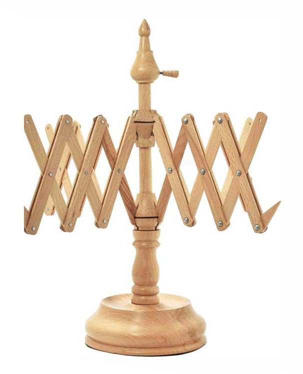 Merit wooden craft Wooden Yarn Large Ball Winder and Table Top Swift Winder Knitting and Crochet Umbrella Winder Holder Hand Operated Knitting Winding Tools Wool Winder (Winder+Swift) - color: Winder+Swift
