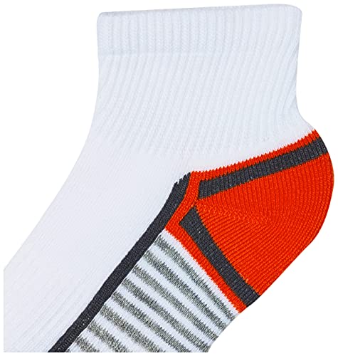 Fruit of the Loom 6-pair Half Cushion Ankle Socks Sockshosiery - color: White Assort, size: 3-9