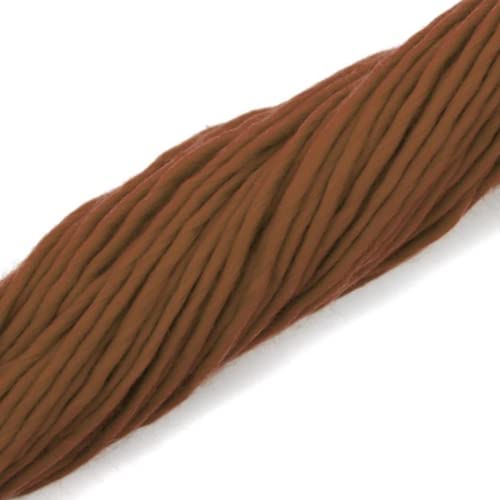 Revolution Fibers | Premium Super Bulky Merino Wool | 100-Grams Chunky Weight, Thick Wool for Knitting, Crochet, Baby Blanket, Dyed, Felting, Weaving (Chocolate) - color: Chocolate