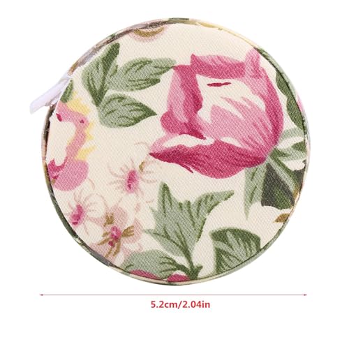 Accurate Tape Measure Tapeline Body Fitness Measuring Body Tailor Sewing Craft Cloth Measuring Tape 60 Inch/1.5M Dual Sided Retractable Ruler (Rural Rose)
