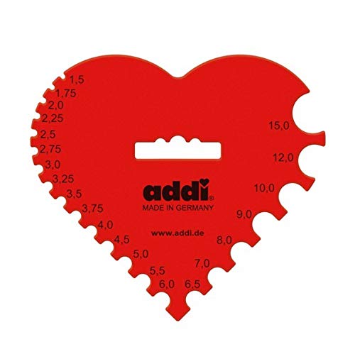 addi Crochet Hook Swing Standard Set Bundle with 1 Red Crochet Hook Gauge