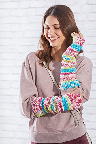 Red Heart Super Saver Yarn, Blue Tones Print - color: Print - Blue Tones, style: Print