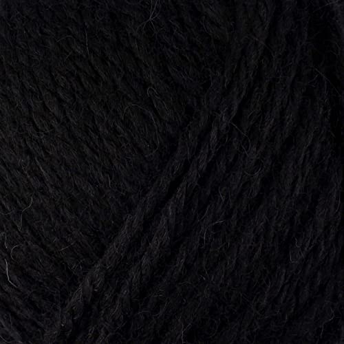 JubileeYarn Snow Blossom Yarn - DK Superwash Wool - Black - 2 Skeins - color: 01 Black, size: 2 Skeins
