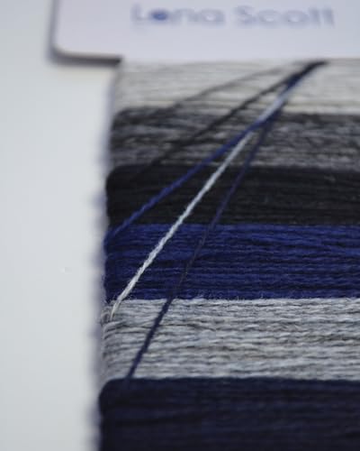 Cashmere Darning Yarn Thread Darning Kit, 30m in 6 Colors (Mixed) - color: Mixed