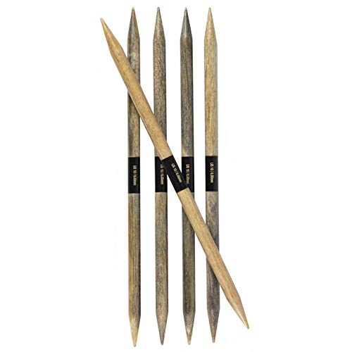 Lykke Driftwood Double Pointed Needles, 6/15 cm (5 US / 3.75 mm) - size: 5 US (3.75 mm)