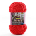 Baby Blanket Yarn for Crocheting Soft, #6 Red Super Bulky Chenille Yarn | 1 Pack of 87 Yds, 3.5 Oz Plush Chunky Yarn for Crocheting, Thick Fluffy Velvet Yarn for Crochet Knitting Blankets, Amigurumi - color: Red