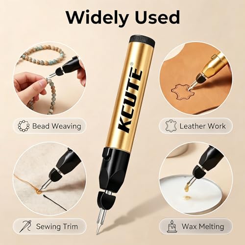Chispee Thread Burner II with 6 Tips, Cordless Thread Zapper Tool for Bead Weaving, Jewelry Making, Bracelet Making, and Synthetic Thread End Finishing - color: Thread Burner Ii+6 Tips
