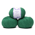 Baby Alpaca Merino Yarn 3 Skeins 150g Worsted Weight Knitting Ch. Green | Pullu baby alpaca merino blend made in Peru 3 skeins 150g 426yd total for knitting and crochet sweaters scarves and hats - color: Christmas Green