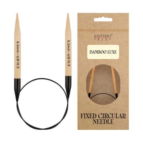 Knitter’s Pride Bamboo Luxe Fixed Circular Needle 24""(60cm)- US 10.5(6.5mm) - size: 6.50mm