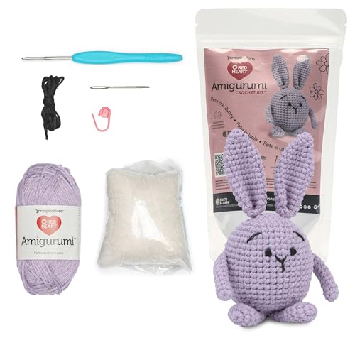 Red Heart Amigurumi Pete The Bunny Kit - color: Pete the Bunny