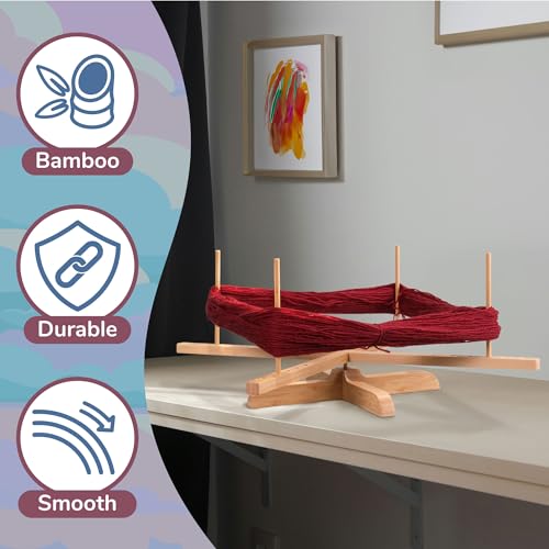 JubileeYarn Amish Style Bamboo Yarn Winder Swift - 1 Swift - color: Amish Swift, size: 1 Unit