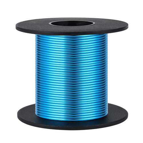 16 Gauge Aluminum Wire for Craft 75FT Blue Bendable Aluminum Wire Bulk | 1.5mm Flexible Aluminum Armature Crafting Wire Roll for Sculpting DIY Jewelry Making - color: Blue, size: 16 Gauge