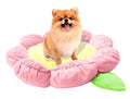 TONBO Soft Plush Small Cute and Cozy Pastel Pink Flower Dog Cat Bed, Washer and Dryer Friendly, (Pastel Pink) - color: Pastel Pink Flower