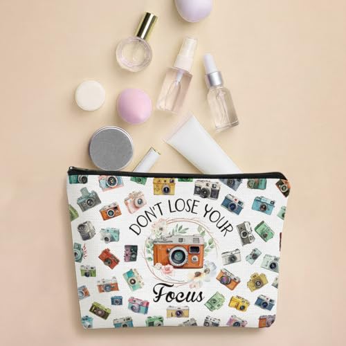 Photographer Gifts Makeup Bag - Photography Gifts Cosmetic Bag for Photographers Women Teacher Friends Photo Lovers, Waterproof Travel Toiletry Organizer Foldable Zipper Pouches - style: Photographer